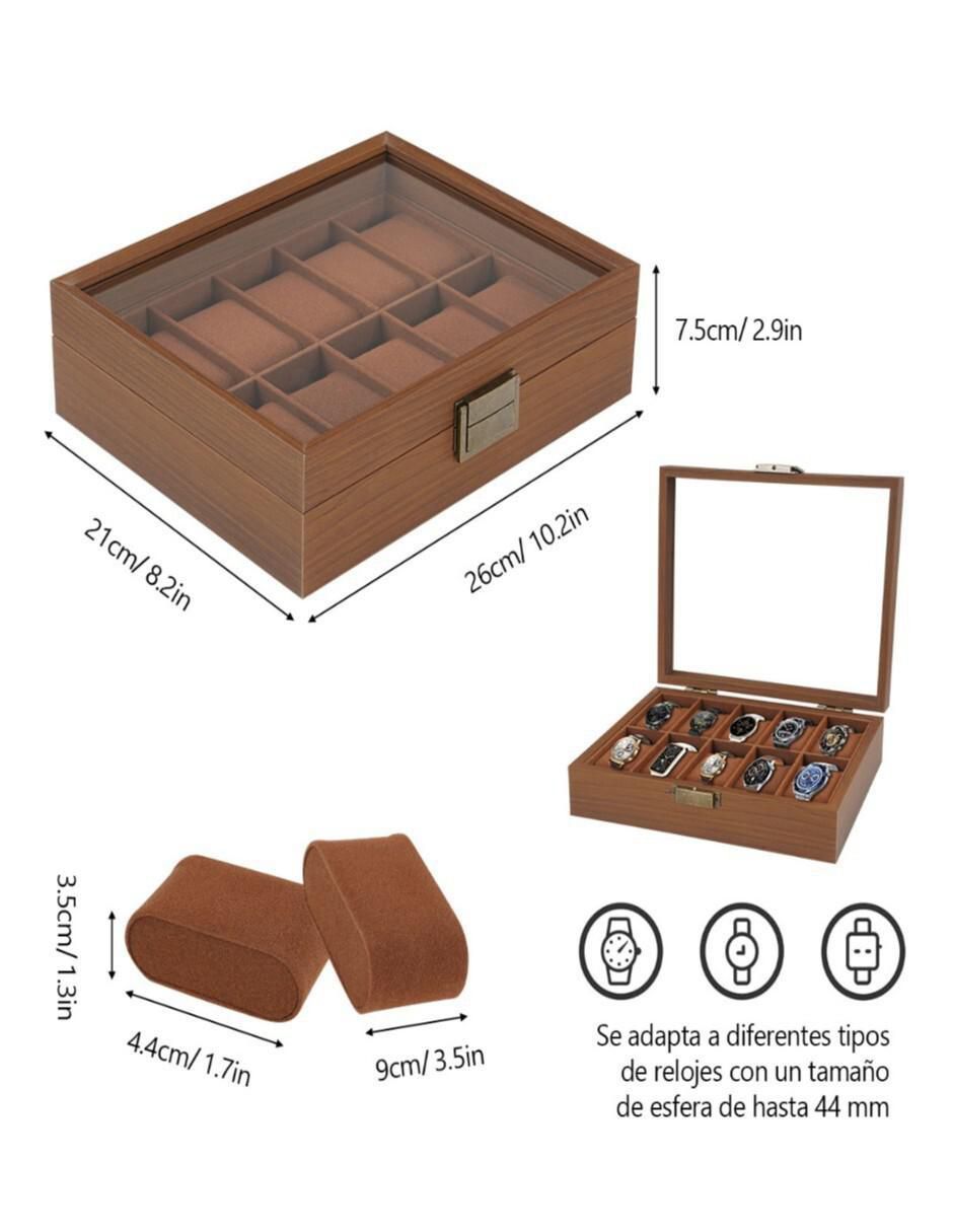 Estuche para Reloj Madera Maciza - Image 6