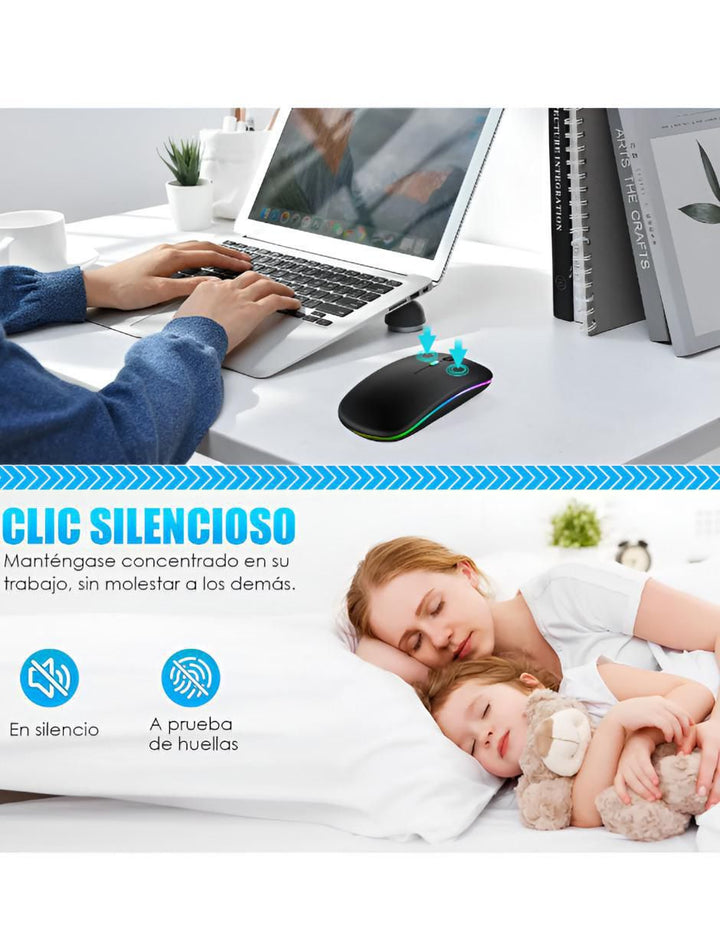 Mouse Gamer Inalámbrico Ergonómico Set de 3 - Image 2