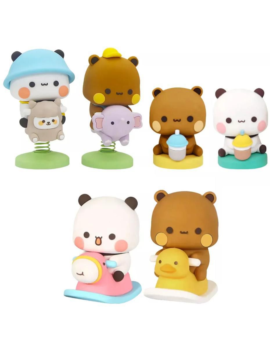 Osos de Peluche Bubu y Dudu 6 Piezas Juguete Bebé - Image 1