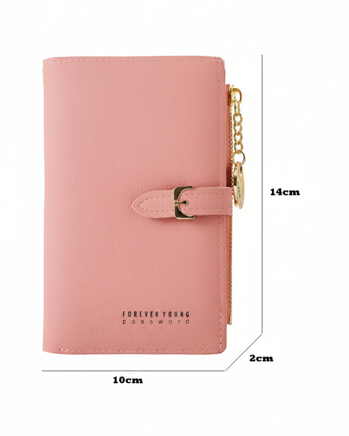 Cartera Larga Cuero Rosa Mujer - Image 5