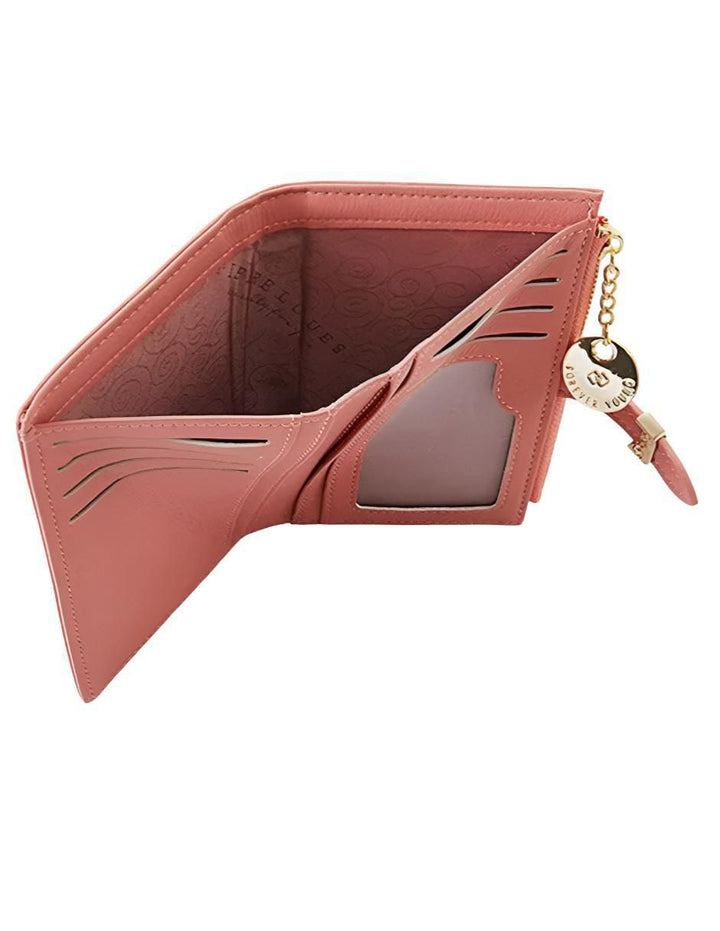 Cartera Larga Cuero Rosa Mujer - Image 3