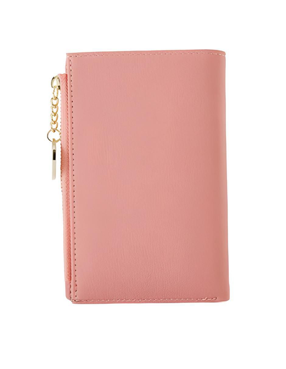 Cartera Larga Cuero Rosa Mujer - Image 4