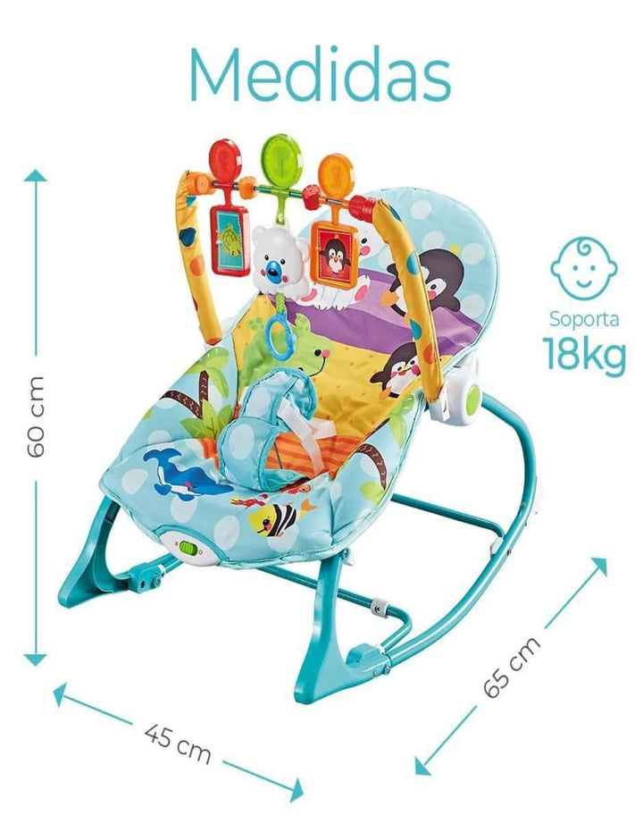 Silla Mecedora Vibradora Musical para Bebé - Image 5