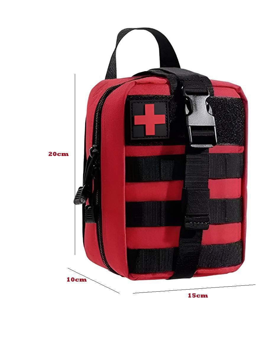 Mochila Táctica Botiquín de Emergencia Roja - Image 5