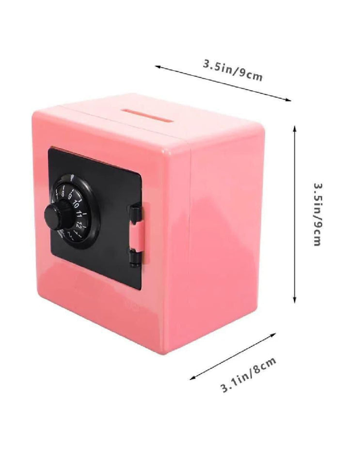Alcancía Infantil Rosa Caja Fuerte - Image 4