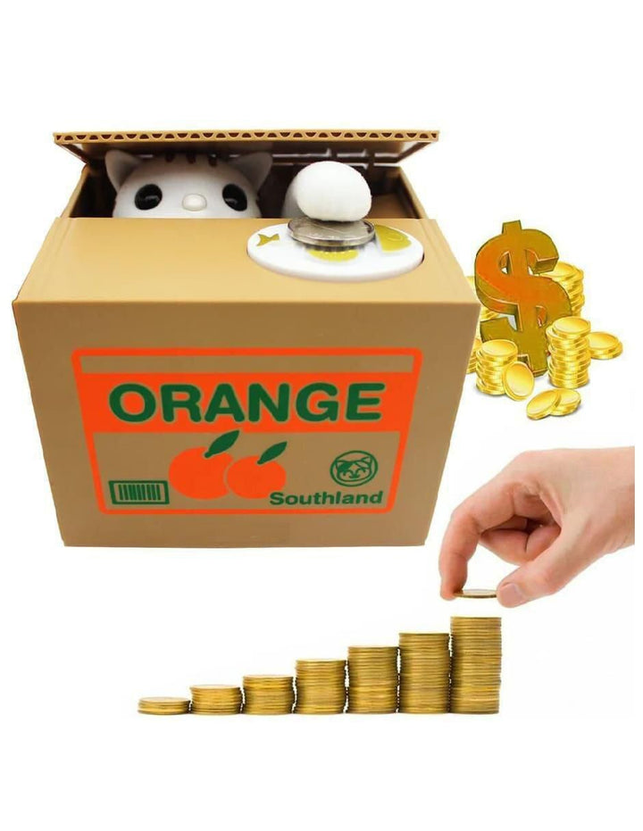Alcancía Interactiva Orange para Gatos - Image 2