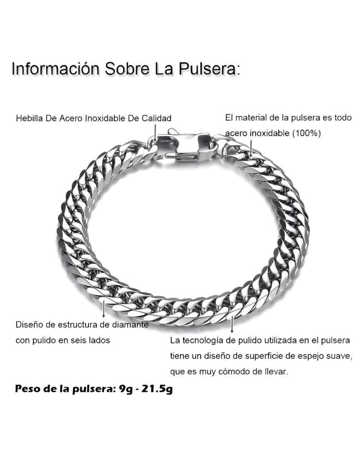 Pulsera Esclava de Acero Inoxidable - Image 4