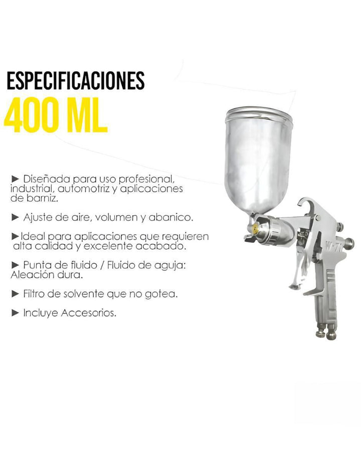 Pistola para Pintar Profesional 400 ml - Image 2