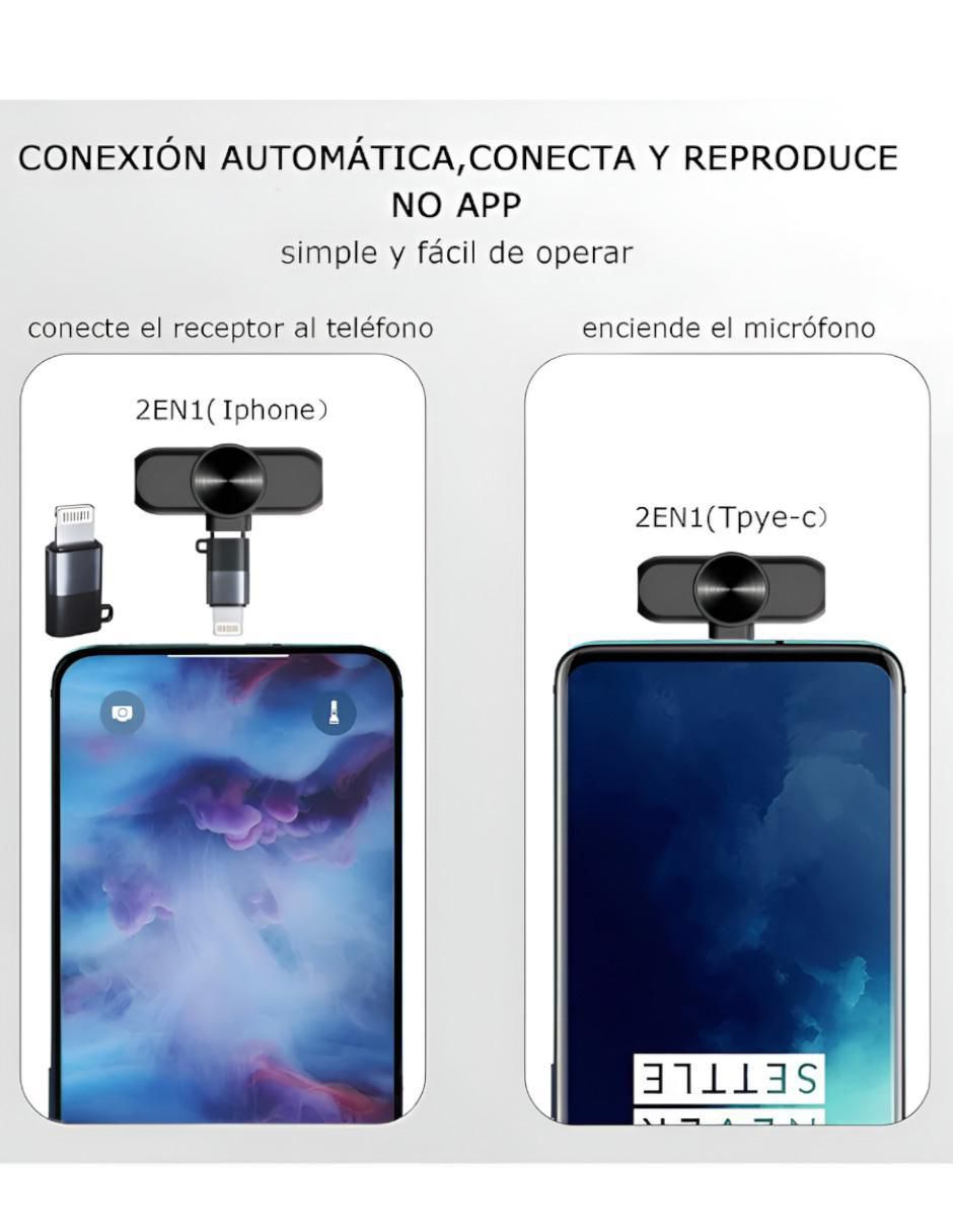 Micrófono Estéreo Lavalier Inalámbrico - Image 2