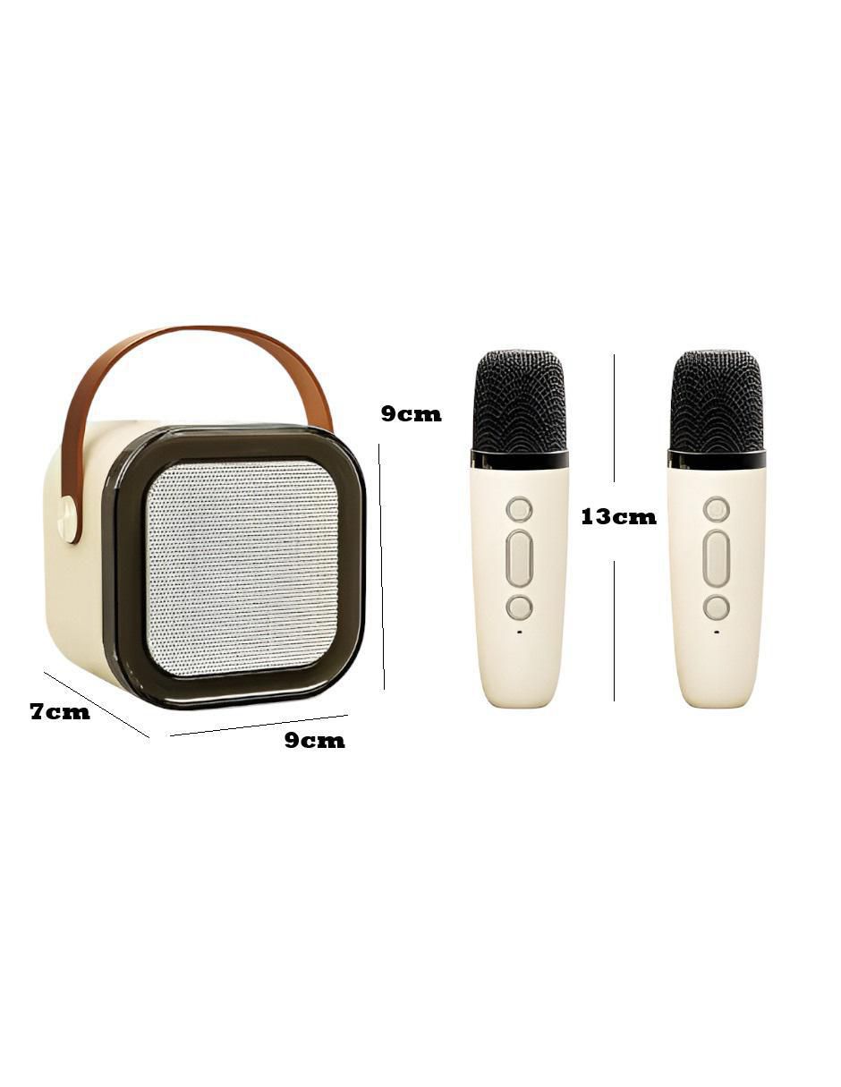 Karaoke Bocina Compacta Beige - Image 5