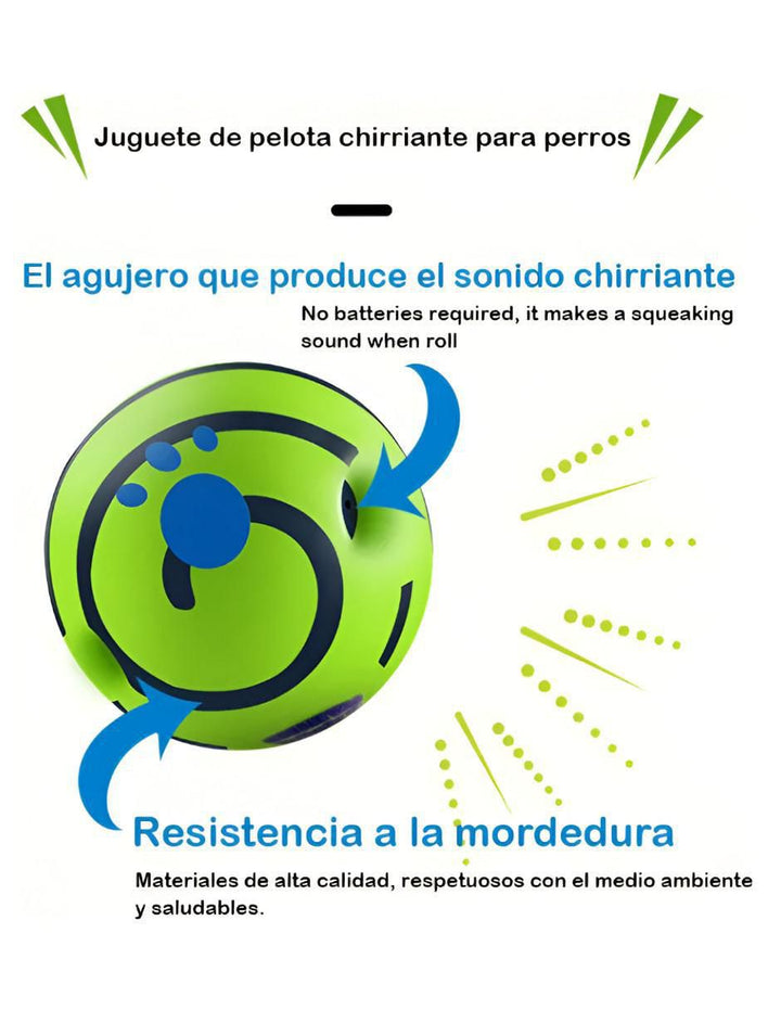 Pelota para Perro Resistente Verde - Image 2