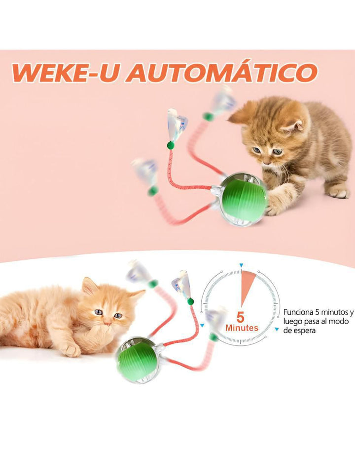 Pelota para Gato Verde Resistente - Image 1
