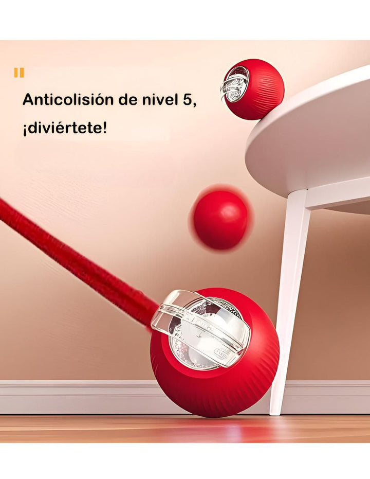 Pelota Interactiva para Gato Roja - Image 3