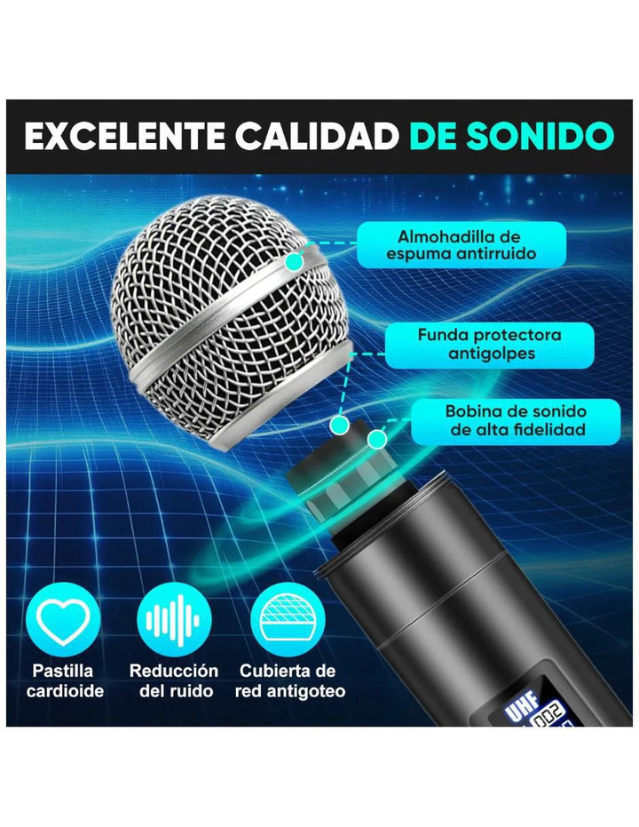 Micrófono Inalámbrico Condensador Set 2 - Image 2