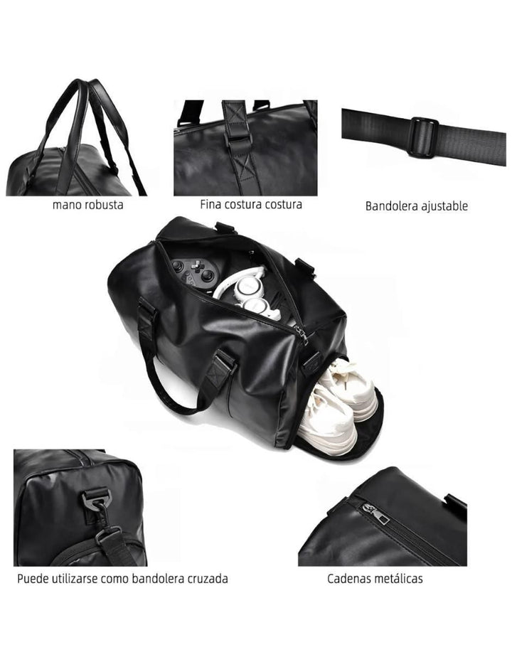 Maleta de Mano Negro 20L Ajustable - Image 4