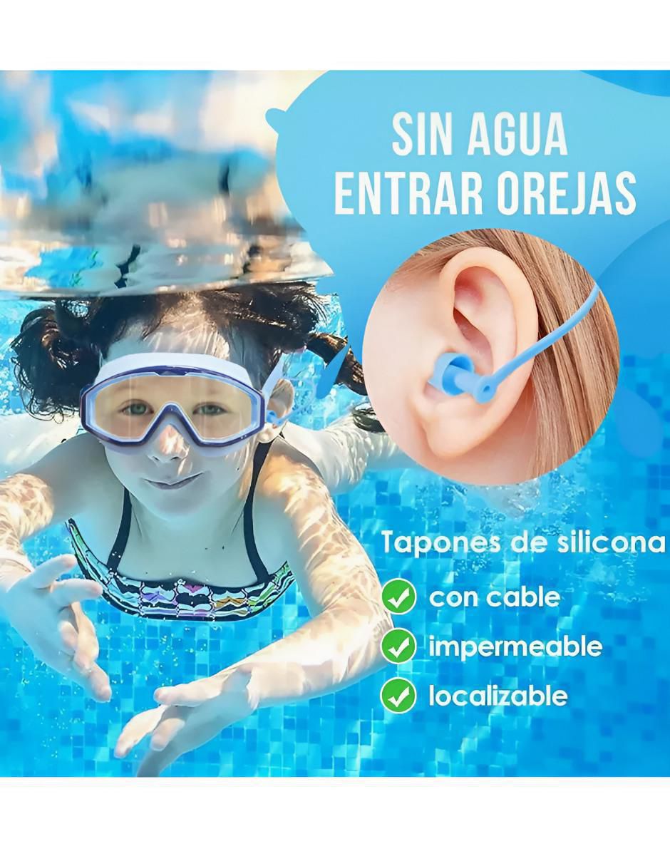 Goggles Natacion Niño Antivaho UV Silicona - Image 3