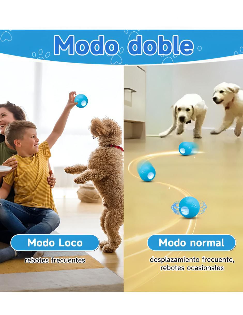 Pelota Goma Perro Resistente Azul - Image 2