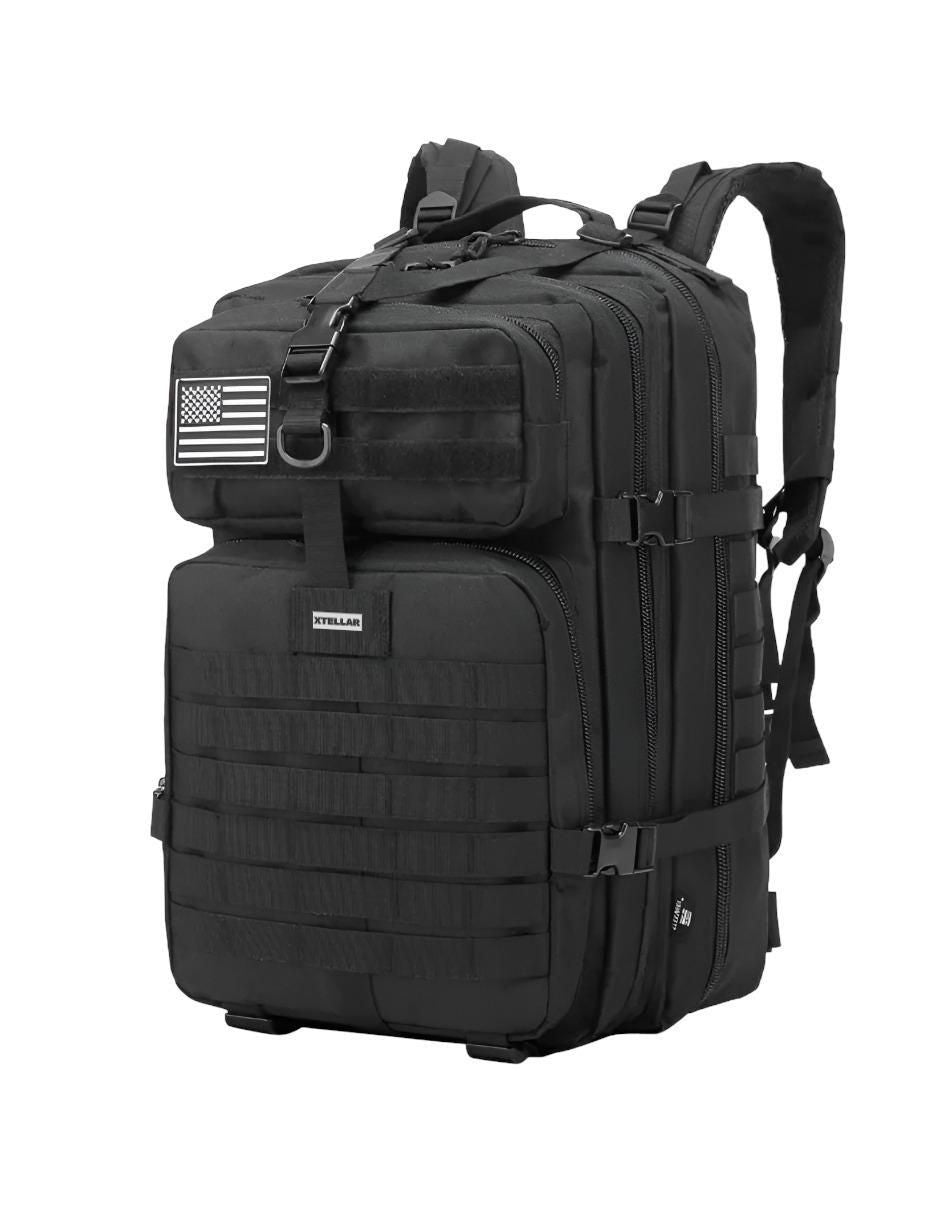 Mochila Táctica Negra Oxford Deportiva - Image 1