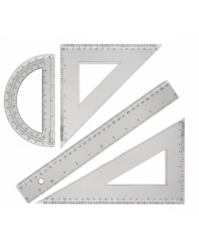 Juego de Geometría Escolar 4 Piezas - Image 5