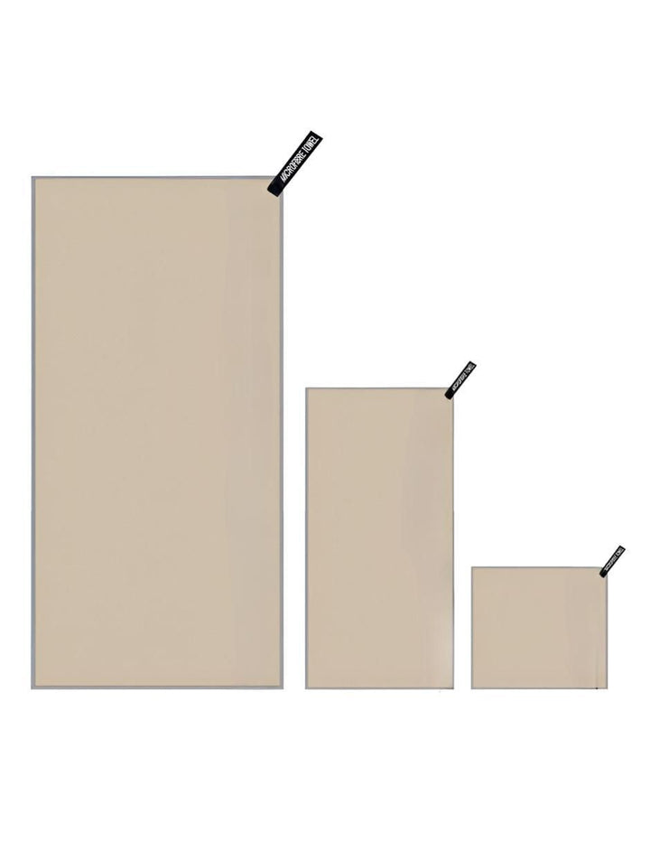 Set 3 Toallas Microfibra Natación Beige - Image 1