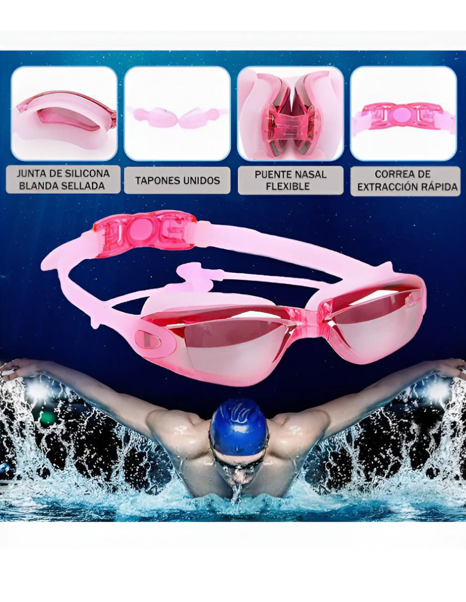 Lentes de Natación Mujer Puente Fijo - Image 3