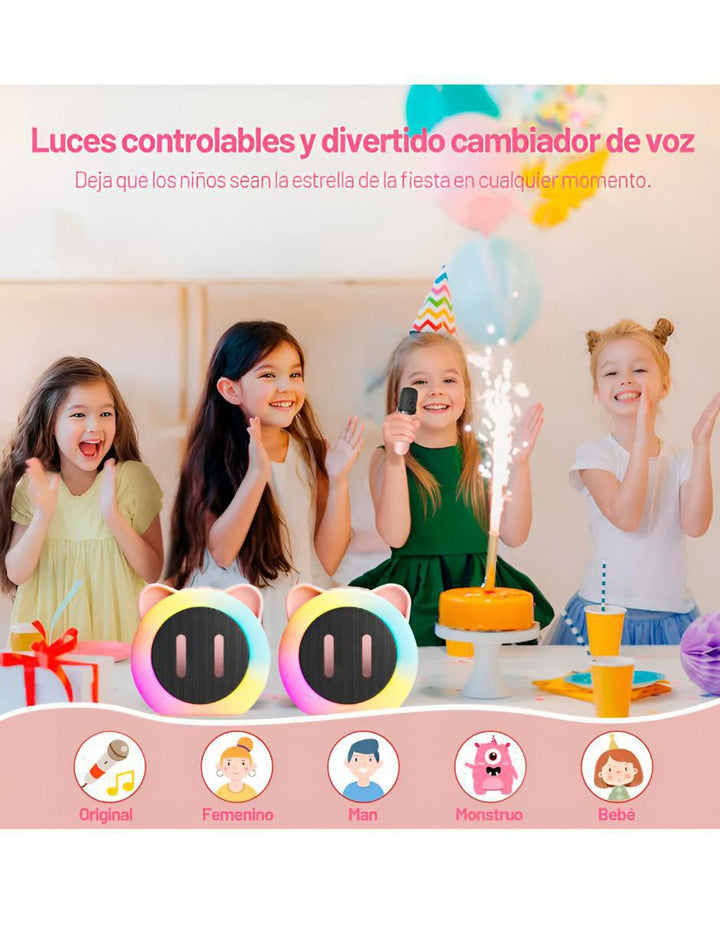 Karaoke Infantil 5 Micrófonos - Image 3