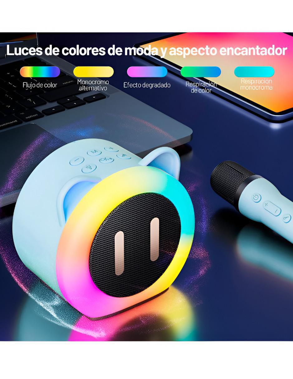 Karaoke Altavoz Bluetooth 2 Micrófonos - Image 3