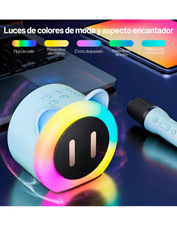 Karaoke Altavoz Bluetooth 2 Micrófonos - Image 3