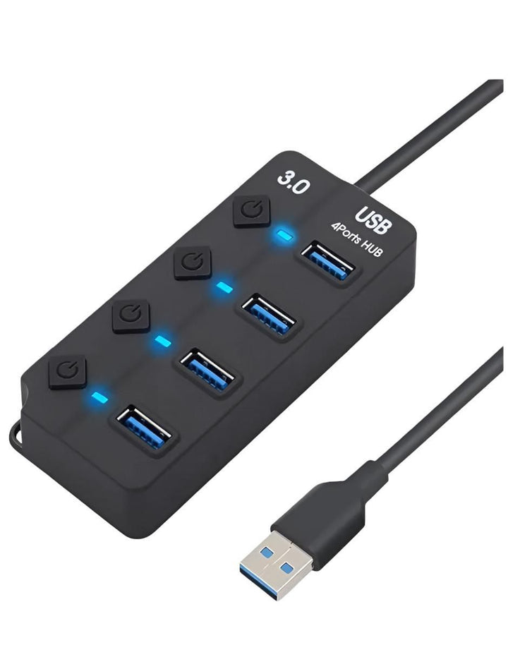 Hub USB de 4 Puertos para Laptop - Image 1