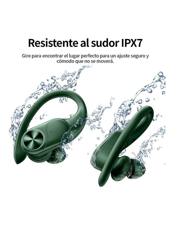 Audífonos Bluetooth Deportivos IPX7 - Image 2