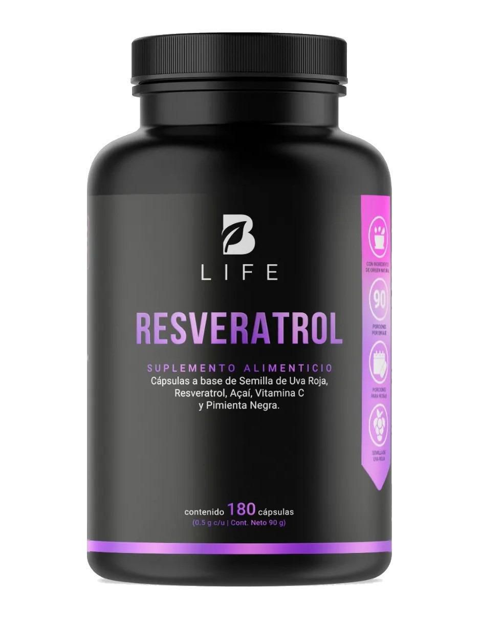 Resveratrol B Life Antioxidante - 180 Cápsulas - Image 1