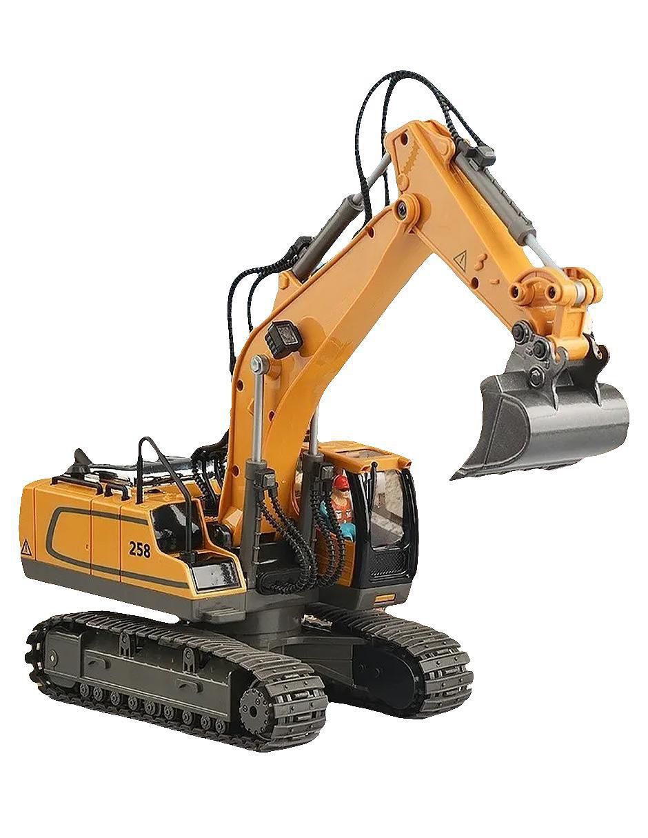 Excavadora de Juguete Control Remoto Amarillo - Image 1