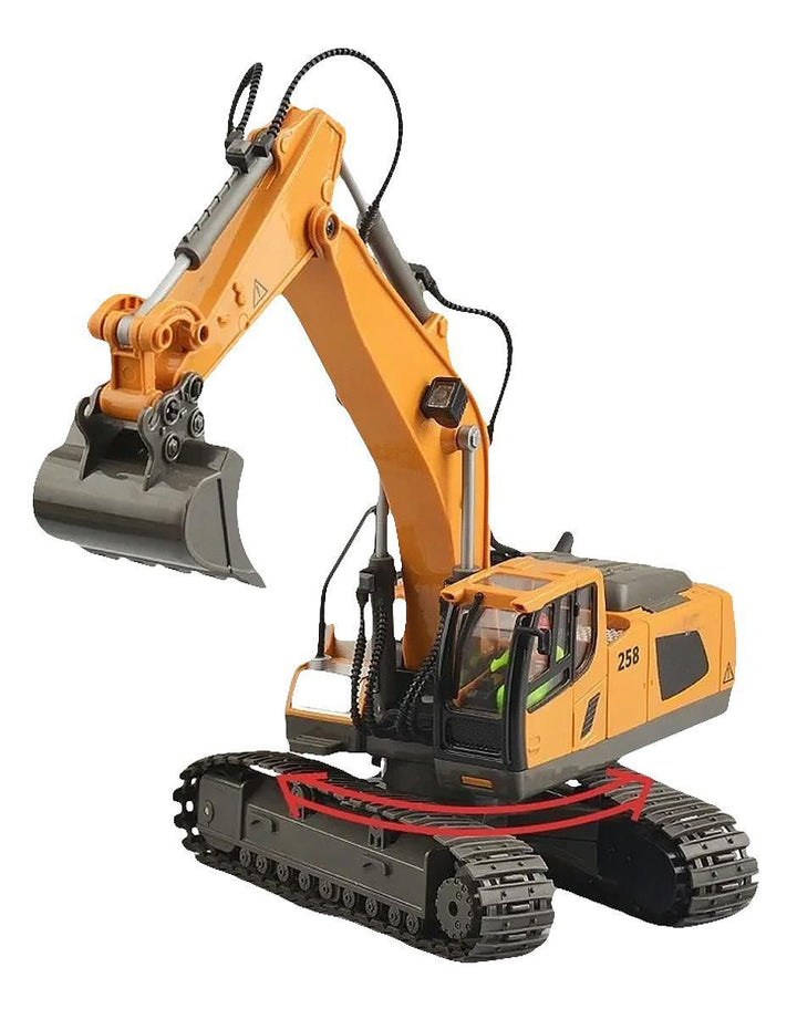 Excavadora de Juguete Control Remoto Amarillo - Image 3