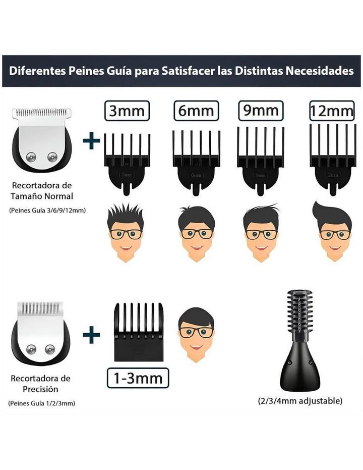Recortadora Barba 7000 RPM Acero Inoxidable - Image 3