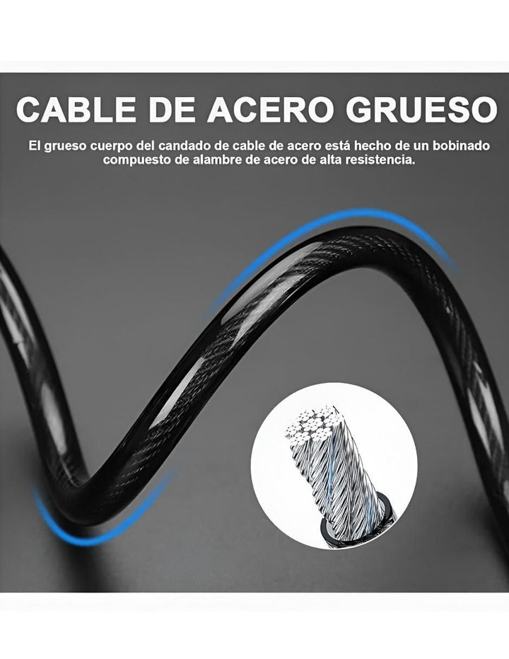 Candado de Cable con Combinación - Image 2