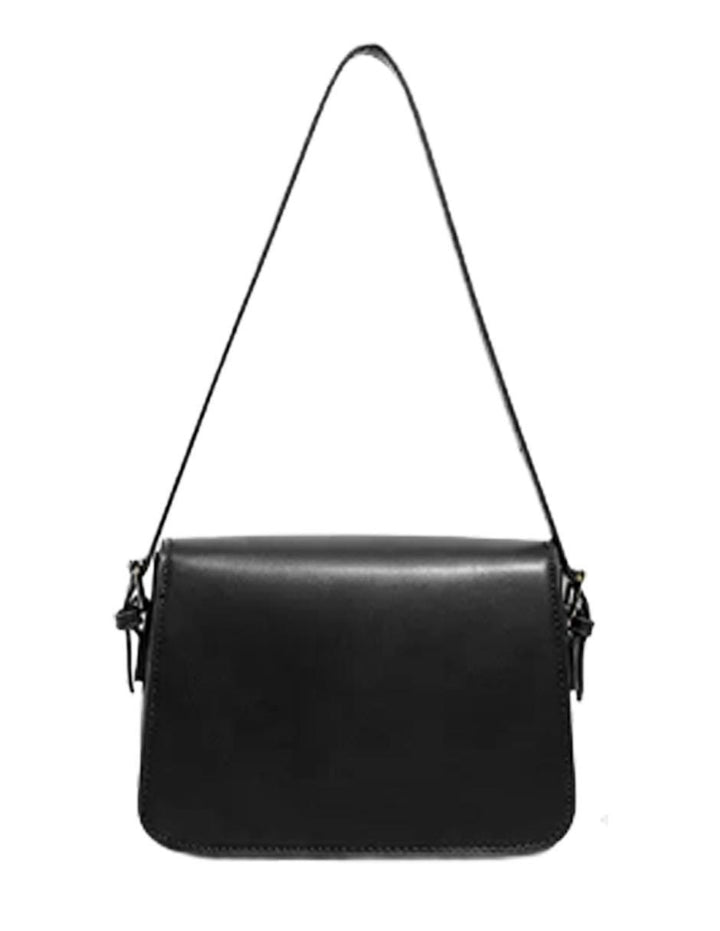 Bolsa Bandolera Cuero Negro para Niña - Image 2