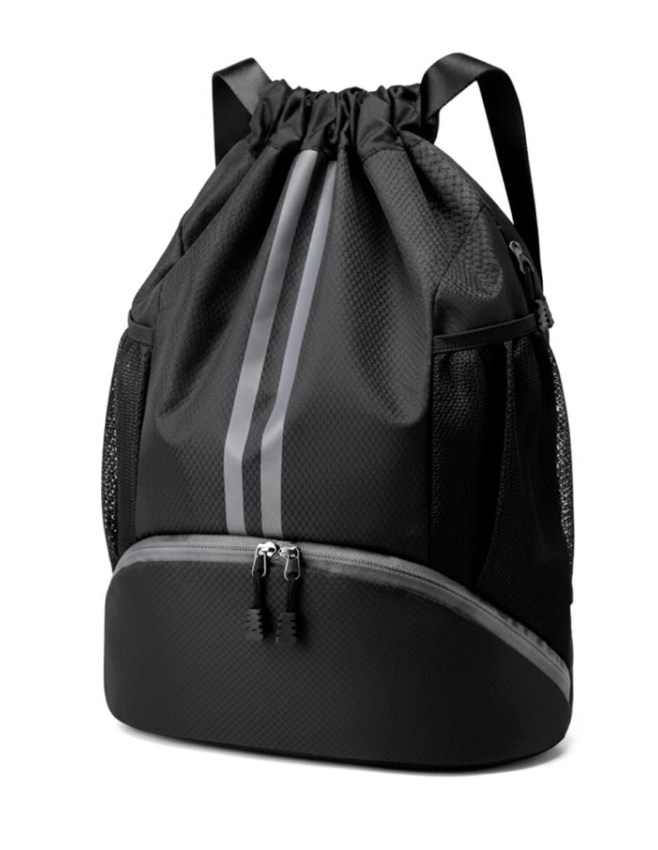 Mochila Deportiva Impermeable Negra Nylon - Image 4
