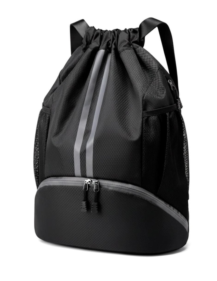 Mochila Deportiva Impermeable Negra Nylon - Image 4