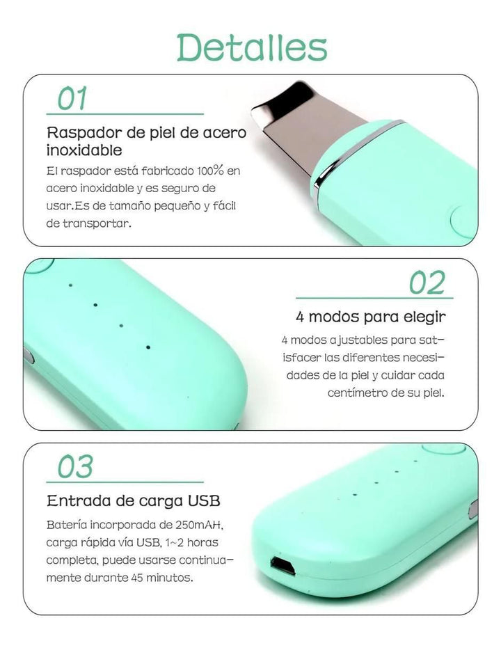 Skin Scrubber Limpiador Facial Exfoliante - Image 2