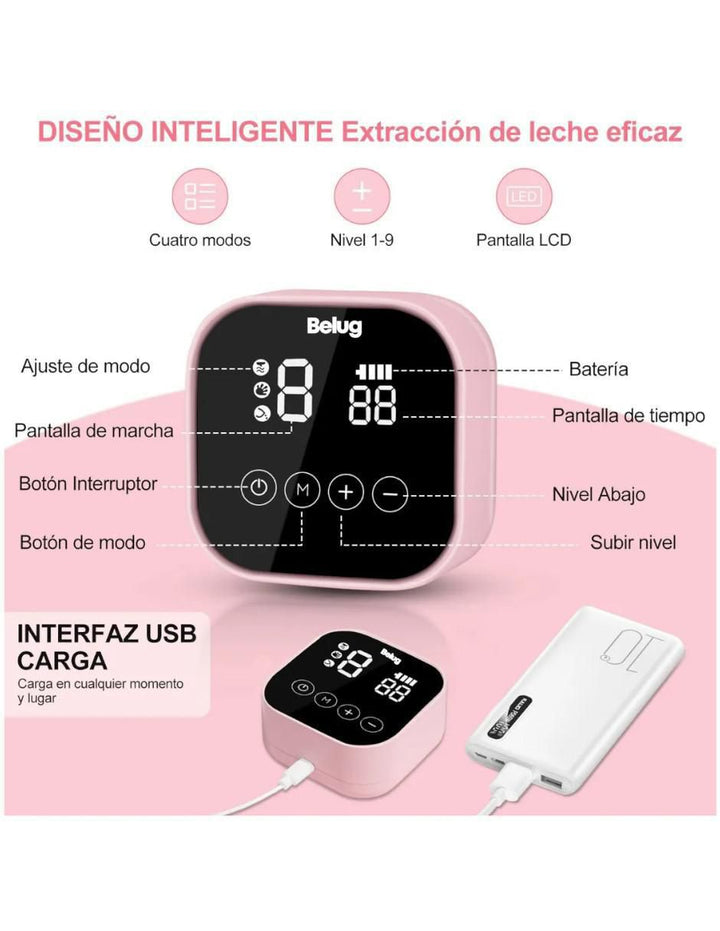 Extractor de Leche Eléctrico Doble 4 Modos - Image 2