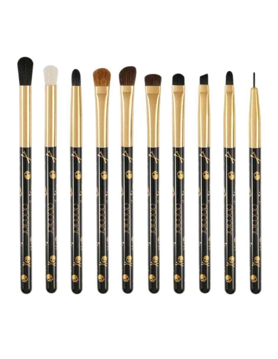 Brochas Docolor Goth Negras Set 10 Piezas - Image 1