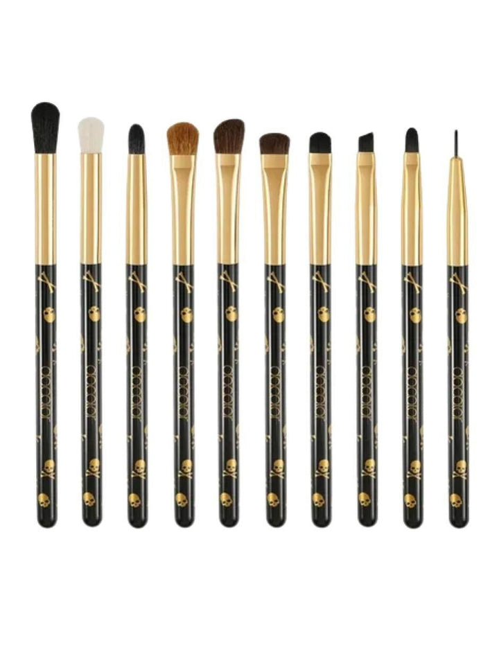 Brochas Docolor Goth Negras Set 10 Piezas - Image 1