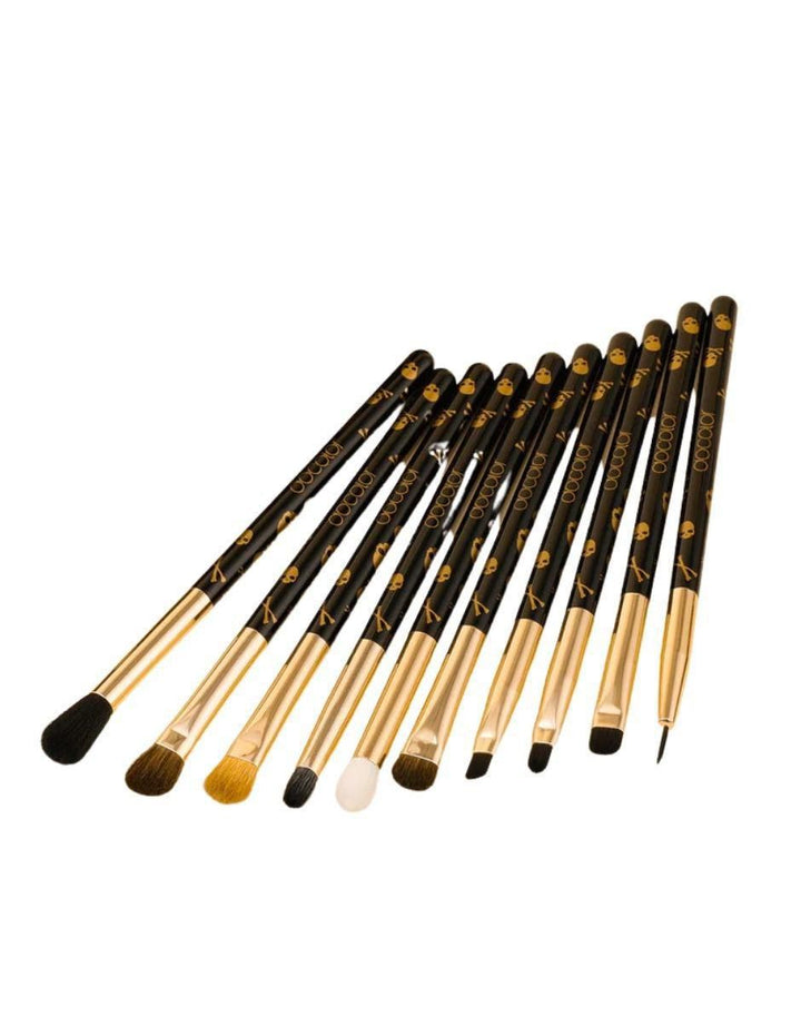 Brochas Docolor Goth Negras Set 10 Piezas - Image 2