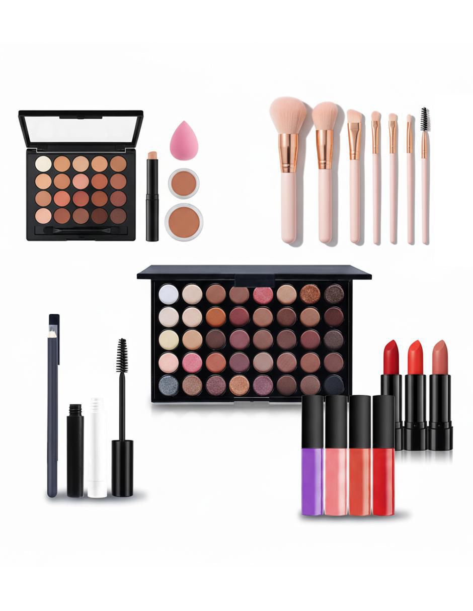 Set de Maquillaje Completo 24 Piezas con Bolsa - Image 2