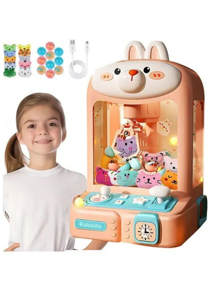 Máquina de Garras Conejo Rosa para Niños - Image 3