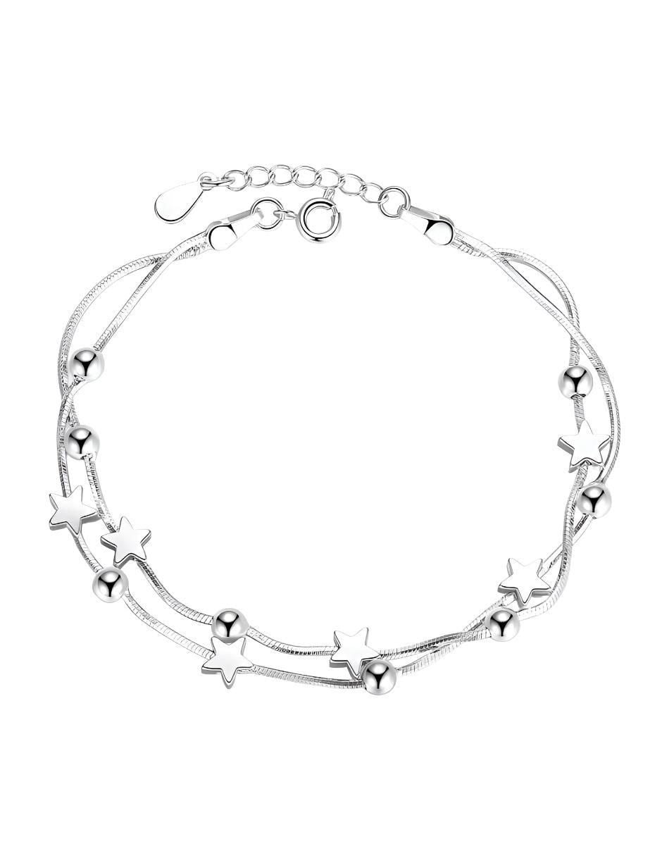 Pulsera Plata 925 Estrellas Universo Mujer - Image 1
