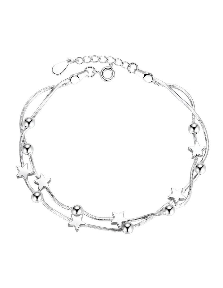 Pulsera Plata 925 Estrellas Universo Mujer - Image 1