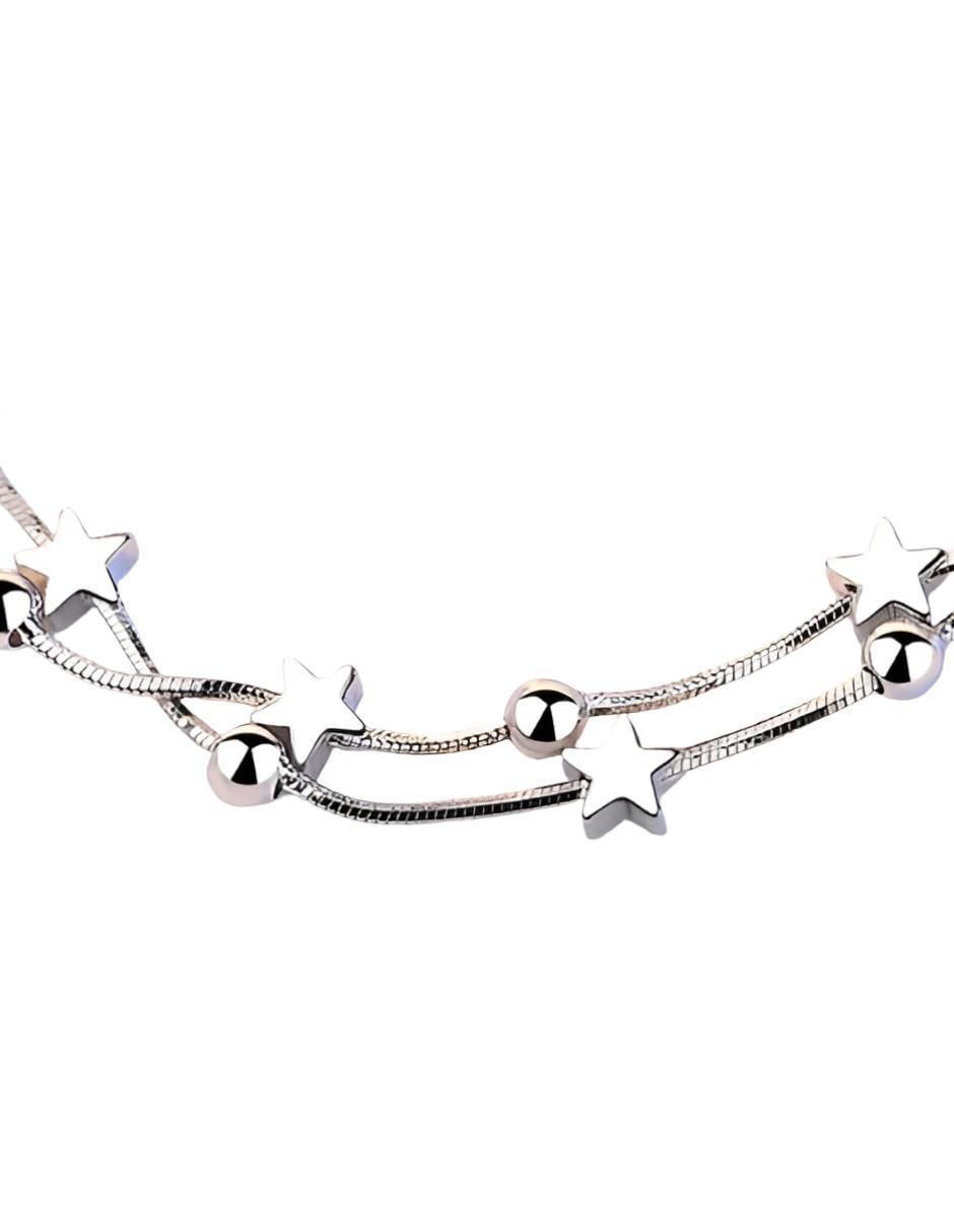 Pulsera Plata 925 Estrellas Universo Mujer - Image 2