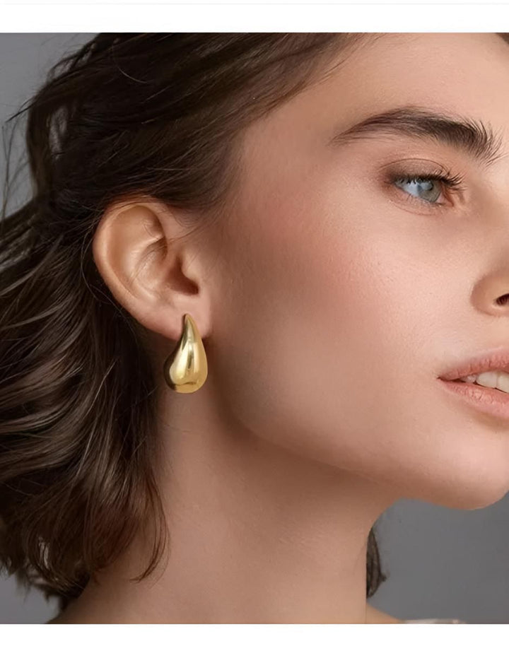 Aretes de Gota Brillante para Mujer - Image 3