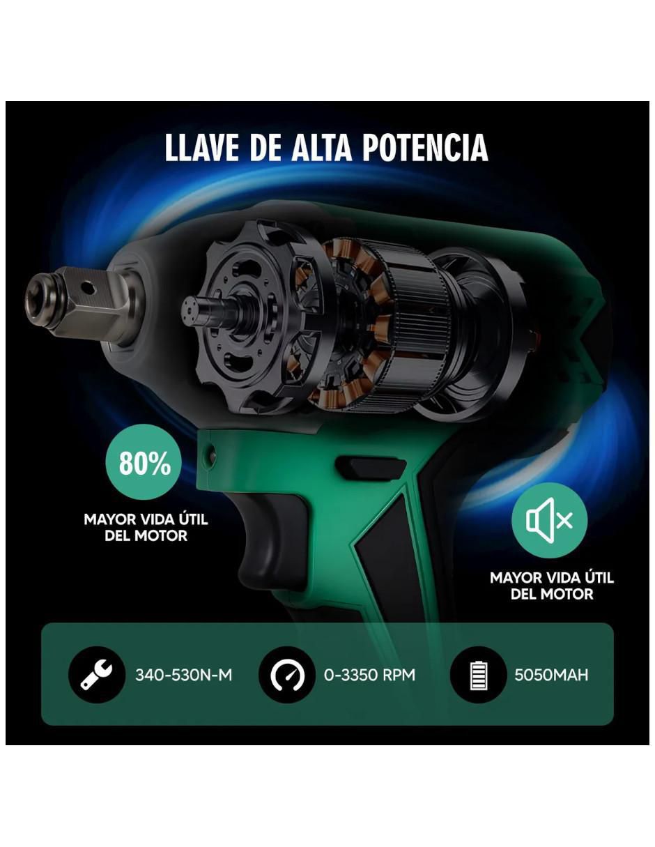 Taladro de Impacto Inalámbrico 110-220V - Image 2